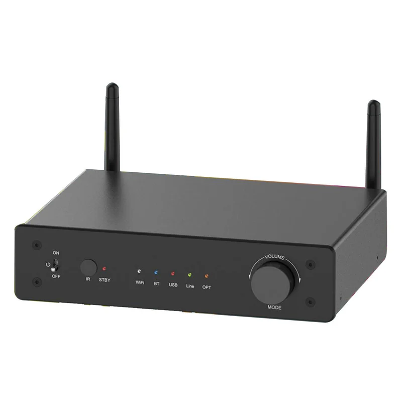 m50-amplifier-2 M50 80Wx2 High-Res Wireless Stereo Amplifier - Görsel 1